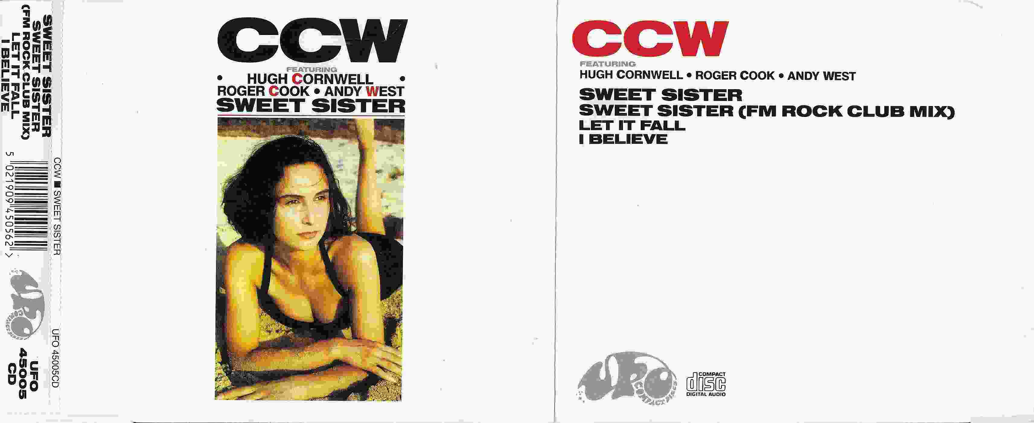 Picture of UFO 45005 CD Sweet sister by artist CCW from The Stranglers